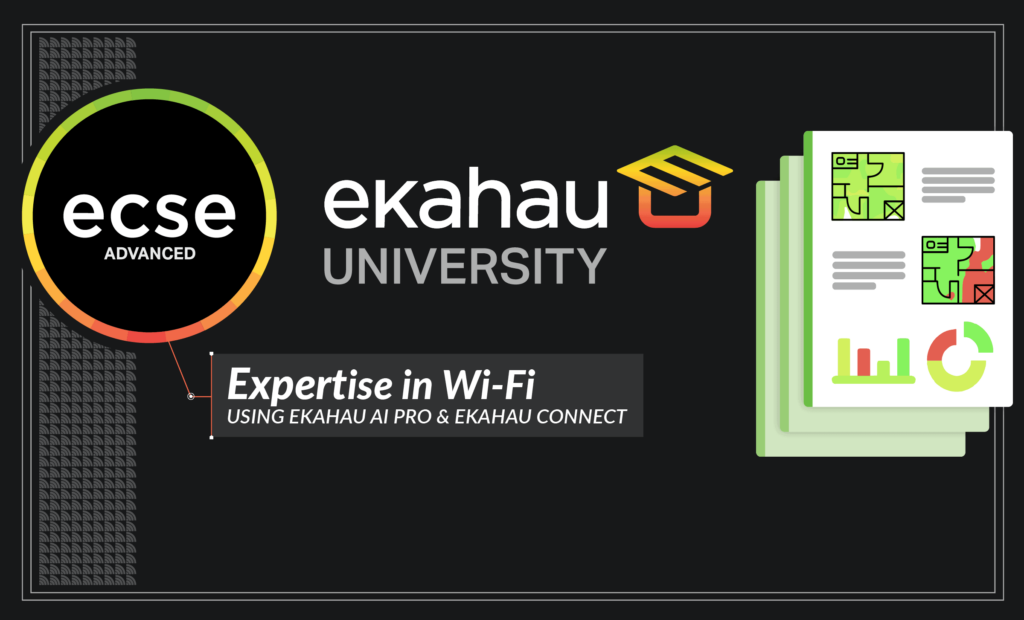 Ekahau ECSE Advanced training courses